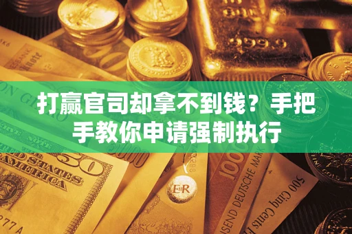 武汉打赢官司却拿不到钱？手把手教你申请强制执行