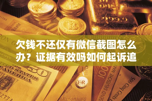 武汉欠钱不还仅有微信截图怎么办？证据有效吗如何起诉追回欠款？