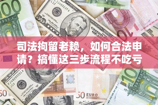 武汉司法拘留老赖，如何合法申请？搞懂这三步流程不吃亏！