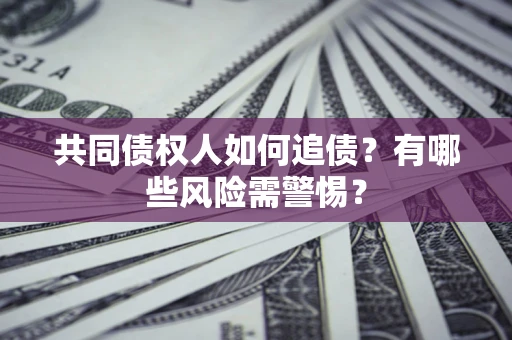 武汉共同债权人如何追债？有哪些风险需警惕？