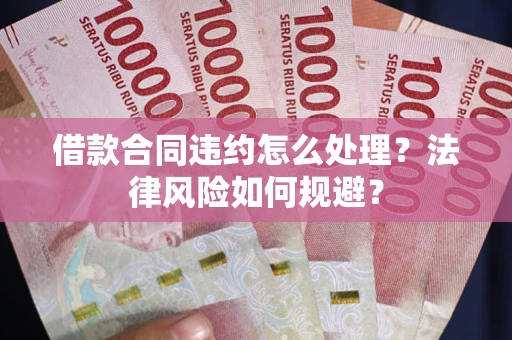 武汉借款合同违约怎么处理？法律风险如何规避？