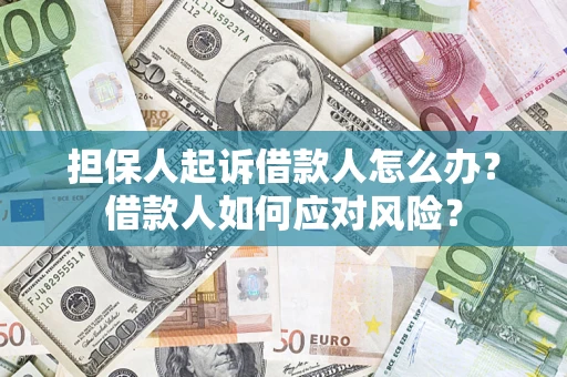 武汉担保人起诉借款人怎么办？借款人如何应对风险？
