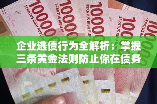 武汉企业逃债行为全解析：掌握三条黄金法则防止你在债务乱局中“踩雷”