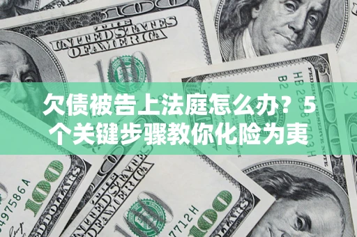 武汉欠债被告上法庭怎么办？5个关键步骤教你化险为夷